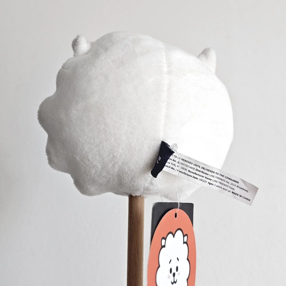 BT21 RJ Plush Face Massage Stick | Kind Alpaca | BTS x LINE FRIENDS | NWT